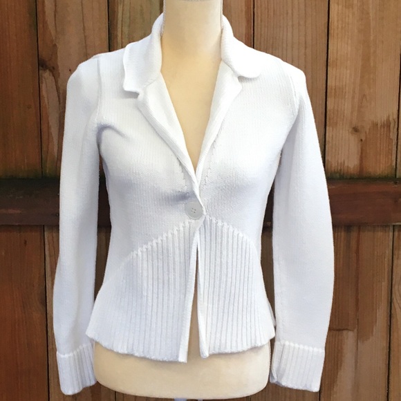 Jones New York Sweaters - Jones New York Sport Open Cream Cardigan EUC